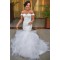 Mermaid Lace and Tulle Off the Shoulder Wedding Dresses Bridal Gowns 903210