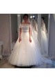 A-Line Beaded Lace Off the Shoulder Wedding Dresses Bridal Gowns 903212