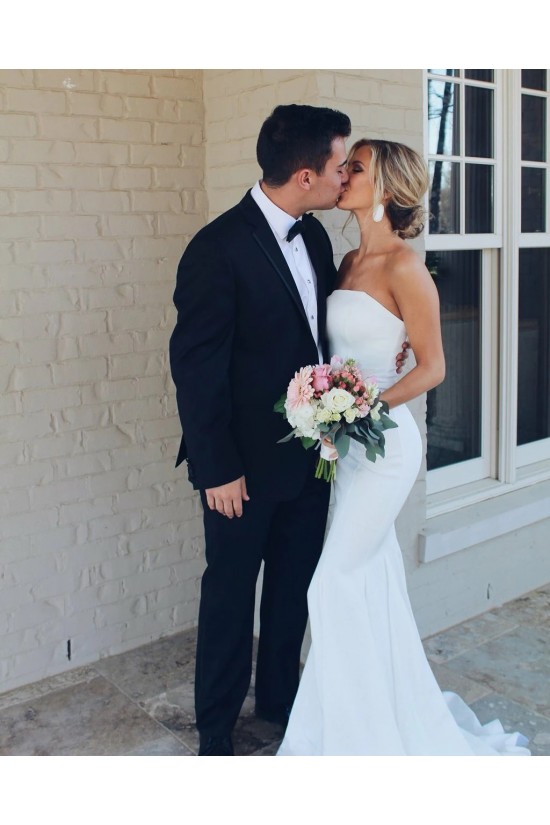 Mermaid Strapless Wedding Dresses Bridal Gowns 903214