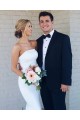 Mermaid Strapless Wedding Dresses Bridal Gowns 903214