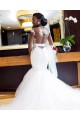Mermaid Lace and Tulle Wedding Dresses Bridal Gowns 903217