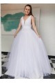 A-Line V Neck Tulle Wedding Dresses Bridal Gowns 903222 A-Line V Neck Tulle Wedding Dresses Bridal Gowns 903222