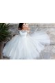 A-Line Lace and Tulle Wedding Dresses Bridal Gowns 903225