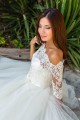 A-Line Lace and Tulle Wedding Dresses Bridal Gowns 903225