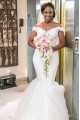 Mermaid Lace and Tulle Off the Shoulder Wedding Dresses Bridal Gowns 903229