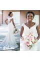 Mermaid Lace and Tulle Off the Shoulder Wedding Dresses Bridal Gowns 903230