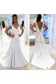 Mermaid V Neck Long Wedding Dresses Bridal Gowns 903232