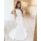 Long Mermaid Satin Wedding Dresses Bridal Gowns 903237