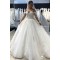 A-Line Long Sleeves Lace Wedding Dresses Bridal Gowns 903239