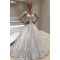 A-Line Lace Long Sleeves Wedding Dresses Bridal Gowns 903240