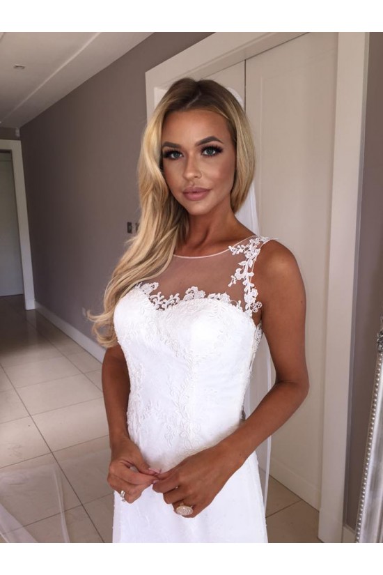 Elegant Lace Mermaid Wedding Dresses Bridal Gowns 903243