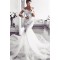 Mermaid Lace and Tulle Long Sleeves Wedding Dresses Bridal Gowns 903244