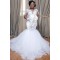 Mermaid Lace and Tulle Long Sleeves Wedding Dresses Bridal Gowns 903246