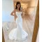 Mermaid Spaghetti Straps Long Wedding Dresses Bridal Gowns 903248