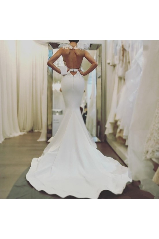 Mermaid Lace Long Wedding Dresses Bridal Gowns 903249