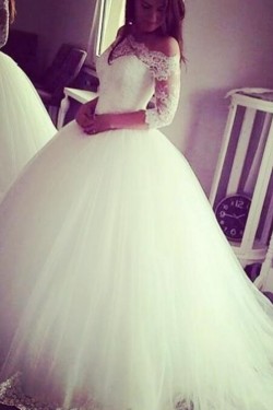 Ball Gowns Lace and Tulle Wedding Dresses Bridal Gowns 903259