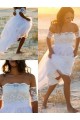 Lace and Tulle Off the Shoulder Wedding Dresses Bridal Gowns 903290