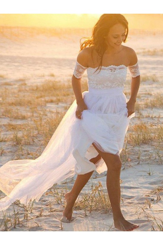 Lace and Tulle Off the Shoulder Wedding Dresses Bridal Gowns 903290 Lace and Tulle Off the Shoulder Wedding Dresses Bridal Gowns 903290