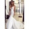 Mermaid Lace V Neck Wedding Dresses Bridal Gowns 903292