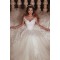 A-Line Lace Off the Shoulder Wedding Dresses Bridal Gowns 903295