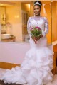 Mermaid Long Sleeves Lace Wedding Dresses Bridal Gowns 903296