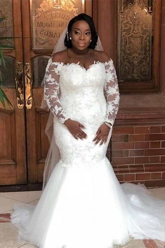 Mermaid Lace Off the Shoulder Long Wedding Dresses Bridal Gowns 903322 Mermaid Lace Off the Shoulder Long Wedding Dresses Bridal Gowns 903322