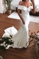 Mermaid Off the Shoulder Long Wedding Dresses Bridal Gowns 903335