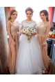 A-Line Lace and Tulle Wedding Dresses Bridal Gowns with Sleeves 903338 A-Line Lace and Tulle Wedding Dresses Bridal Gowns with Sleeves 903338