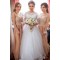 A-Line Lace and Tulle Wedding Dresses Bridal Gowns with Sleeves 903338