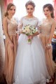 A-Line Lace and Tulle Wedding Dresses Bridal Gowns with Sleeves 903338 A-Line Lace and Tulle Wedding Dresses Bridal Gowns with Sleeves 903338