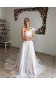 A-Line Lace and Tulle One Shoulder Wedding Dresses Bridal Gowns 903339 A-Line Lace and Tulle One Shoulder Wedding Dresses Bridal Gowns 903339