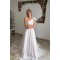 A-Line Lace and Tulle One Shoulder Wedding Dresses Bridal Gowns 903339