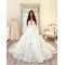A-Line V Neck Lace Wedding Dresses Bridal Gowns with Long Sleeves 903340
