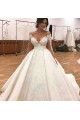 A-Line Lace Long Sleeves Wedding Dresses Bridal Gowns 903354
