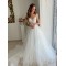 A-Line Lace and Tulle Wedding Dresses Bridal Gowns 903355