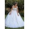 A-Line Lace Long Wedding Dresses Bridal Gowns 903357