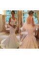 Mermaid V Neck Long Wedding Dresses Bridal Gowns 903364