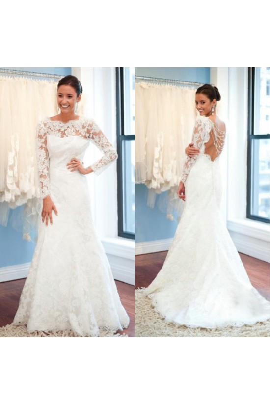 Long Sleeves Lace Wedding Dresses Bridal Gowns 903365 Long Sleeves Lace Wedding Dresses Bridal Gowns 903365