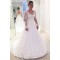 A-Line Long Sleeves Lace Wedding Dresses Bridal Gowns 903367