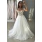 A-Line Lace and Tulle Long Wedding Dresses Bridal Gowns 903370