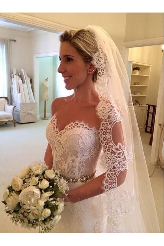 Mermaid Lace Long Wedding Dresses Bridal Gowns 903372