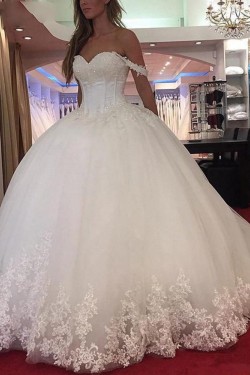 Ball Gowns Beaded Lace Wedding Dresses Bridal Gowns 903377