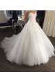 A-Line Sweetheart Lace and Tulle Wedding Dresses Bridal Gowns 903379