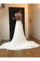 Elegant Chiffon and Lace Long Wedding Dresses Bridal Gowns 903384