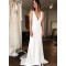 A-Line Lace V Neck Wedding Dresses Bridal Gowns 903394