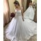 A-Line Lace Sparkle Wedding Dresses Bridal Gowns 903403