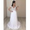 A-Line Chiffon and Lace Wedding Dresses Bridal Gowns 903405