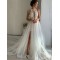 A-Line Lace and Tulle Wedding Dresses Bridal Gowns 903438