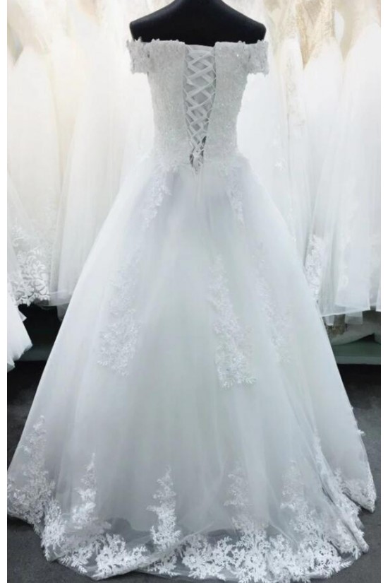 A-Line Lace Off the Shoulder Wedding Dresses Bridal Gowns 903439 A-Line Lace Off the Shoulder Wedding Dresses Bridal Gowns 903439