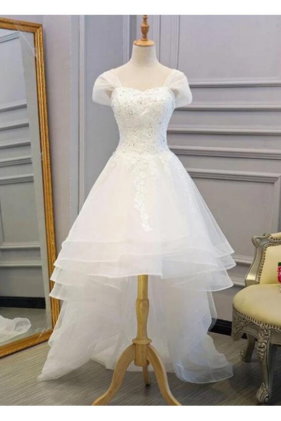 High Low Beaded Lace Wedding Dresses Bridal Gowns 903440 High Low Beaded Lace Wedding Dresses Bridal Gowns 903440